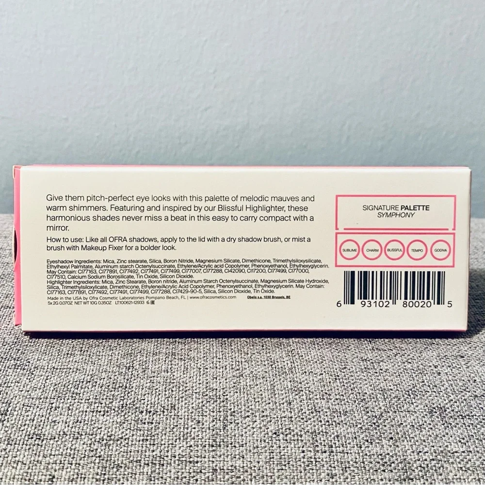 OFRA COSMETICS // Signature Palate, symphony // retail $32